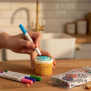 MARCADOR DE TINTA COMESTIBLE FOOD COLORS PASTELES SURTIDO Nro.2  X 6 MARCADORES
